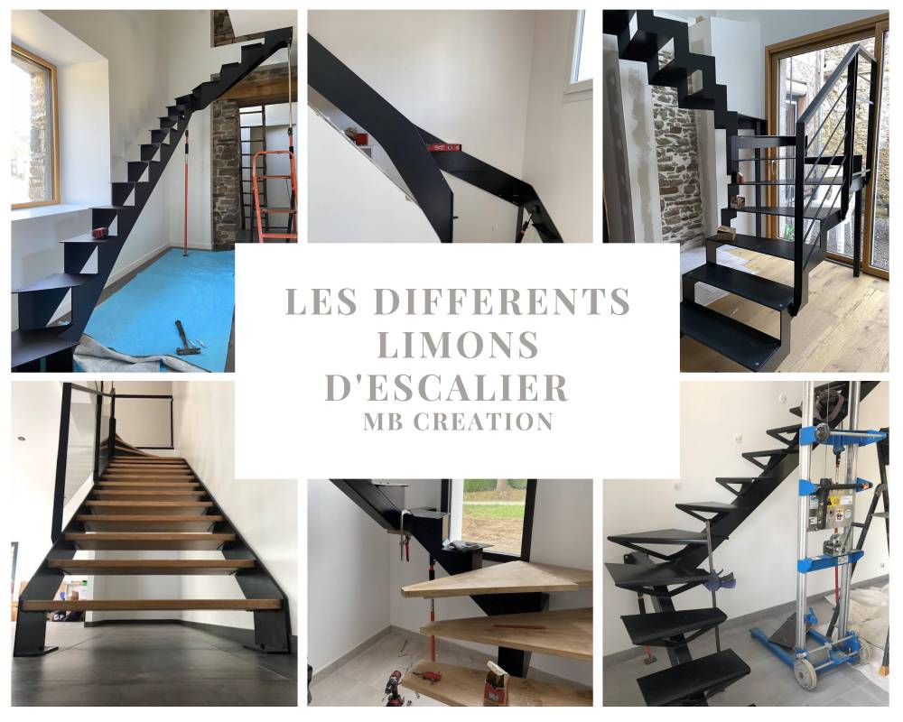 LES DIFFERENTS LIMONS D'ESCALIERS