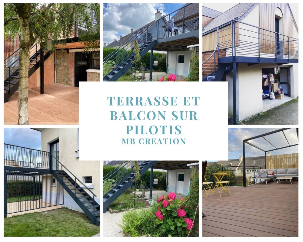 NOS REALISATIONS DE TERRASSE ET BALCON SUR PILOTIS